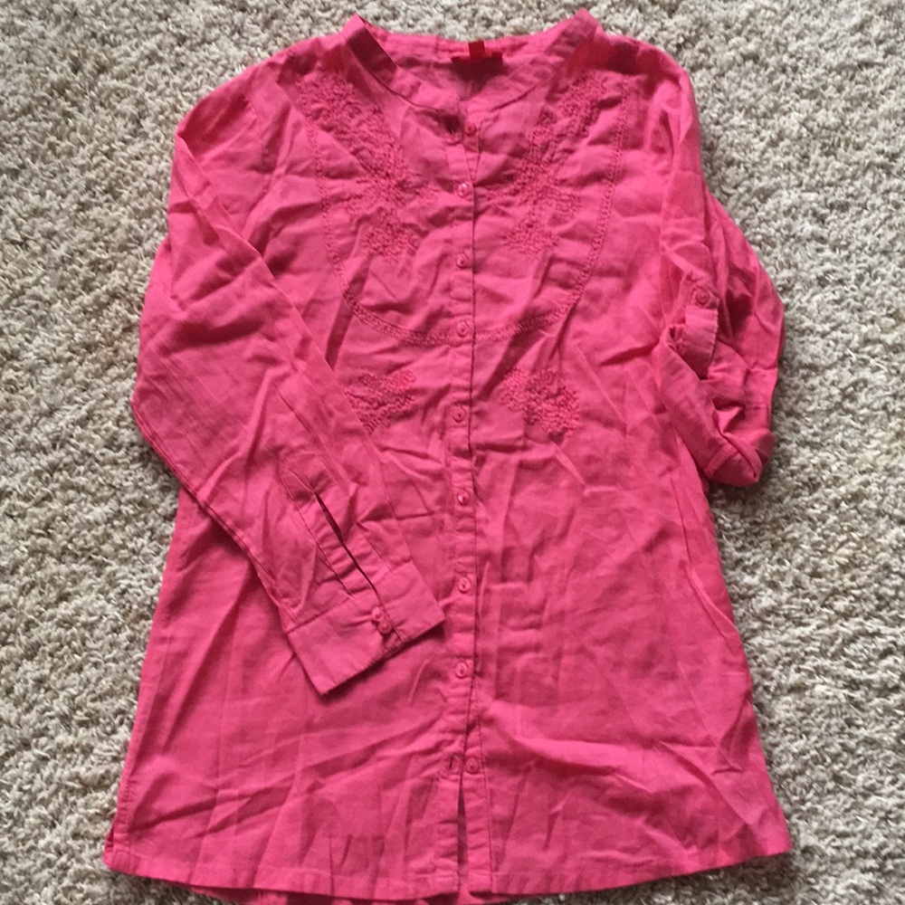 Fresh French shirt sz 8 long & short sleeves